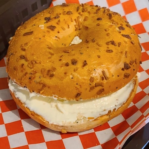 Bagel w/ Plain Cream Cheese.