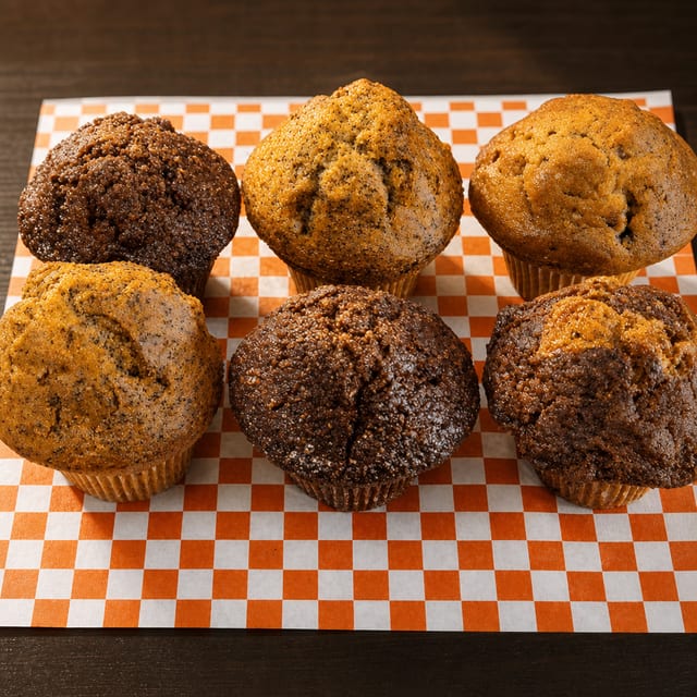 6-Pack Assorted Muffin Pack.